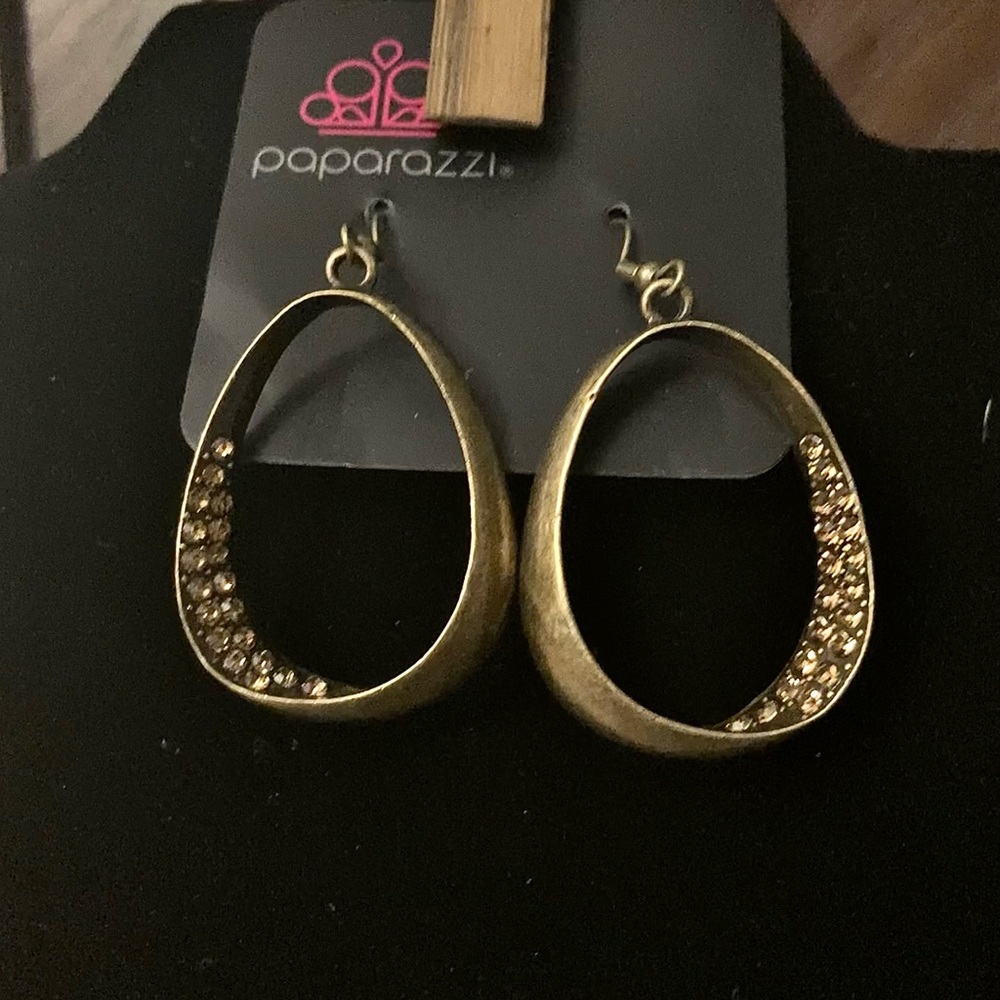 Fiercely Flauntable Brass Earrings